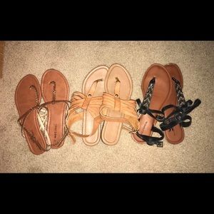BUNDLE OF 3 SANDALS